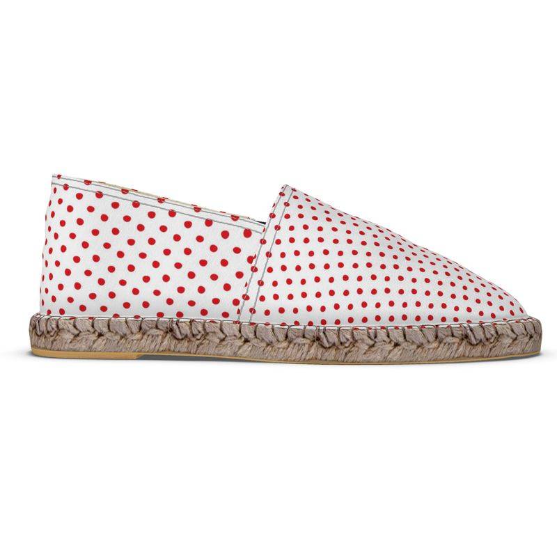 Red dots espadrilles